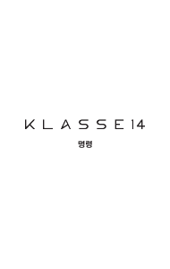 사용 설명서 Klasse14 Disco Volante 시계