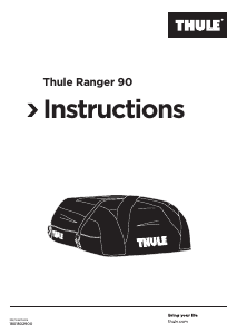 사용 설명서 Thule Ranger 90 루프 박스
