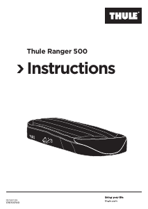 Käyttöohje Thule Ranger 500 Kuljetuslaatikko