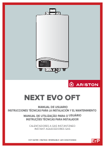 Manual Ariston NEXT EVO OFT 11 Esquentador a gás