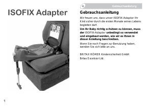 Bedienungsanleitung Britax-Römer Baby-Safe Isofix Base Autokindersitz