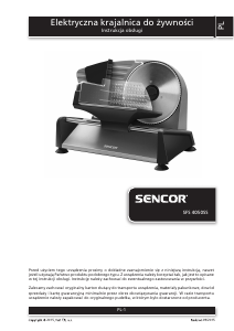Instrukcja Sencor SFS 4050SS Krajalnica