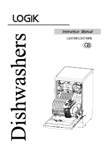 Manual Logik LS474WN Dishwasher