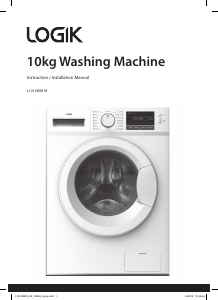 Bruksanvisning Logik L1016WM18 Tvättmaskin