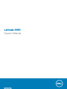 Bruksanvisning Dell Dell Latitude 3590 MK7T2 Bärbar dator