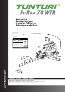 Manual Tunturi FitRow 70 WTR Rowing Machine