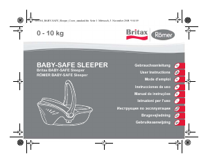 Bruksanvisning Britax-Römer Baby-Safe Sleeper Bilbarnstol