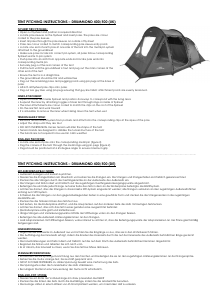 Manuale Vango Drummond 500 Tenda