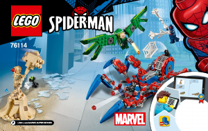 Manual Lego set 76114 Super Heroes Spider-Mans spider crawler