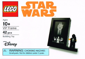 Manual Lego set 5005747 Star Wars Black VIP card frame