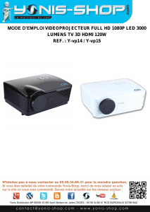 Mode d’emploi Yonis Y-vp15 Projecteur