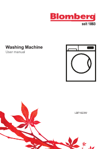 Handleiding Blomberg LBF 1623 Wasmachine