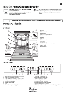 Manuál Whirlpool WFO 3P23 PL X Myčka na nádobí