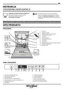 Instrukcja Whirlpool WIO 3C23 6 E Zmywarka