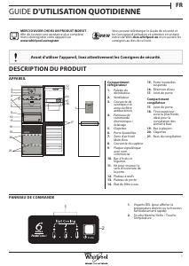 Mode d’emploi Whirlpool BSNF 8101 W AQUA Réfrigérateur combiné