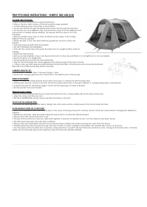 Manuale Vango Kinetic V 500 Tenda