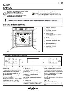 Manuale Whirlpool W7 OS4 4S1 P Forno