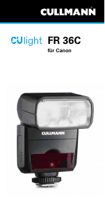 Bedienungsanleitung Cullmann CUlight FR 36C (for Canon) Blitz