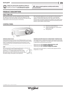Bruksanvisning Whirlpool ART 6510/A+ SF Kyl-frys