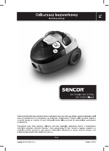 Instrukcja Sencor SVC 510GR Odkurzacz