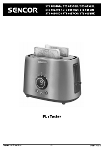Instrukcja Sencor STS 6050GG Toster