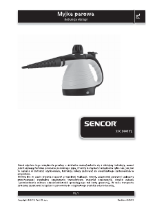 Instrukcja Sencor SSC 3001YL Oczyszczacz parowy