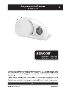 Instrukcja Sencor SFS 1000WH Krajalnica