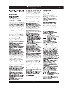 Instrukcja Sencor SDS 8540 Suszarka do butów