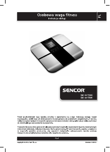Instrukcja Sencor SBS 6015BK Waga