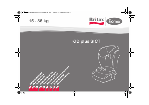 Manuale Britax-Römer Kid plus SICT Seggiolino per auto