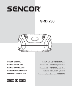 Instrukcja Sencor SRD 230 BRD Radio