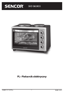 Instrukcja Sencor SEO 3628SS Piekarnik
