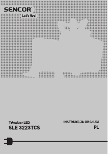 Instrukcja Sencor SLE 3223TCS Telewizor LED