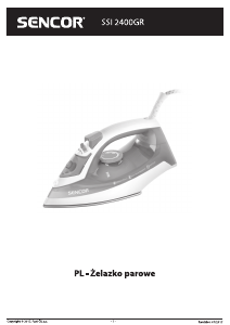 Instrukcja Sencor SSI 2400GR Żelazko