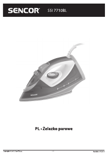Instrukcja Sencor SSI 7710BL Żelazko