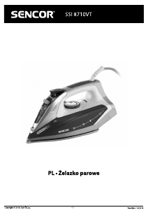 Instrukcja Sencor SSI 8710VT Żelazko
