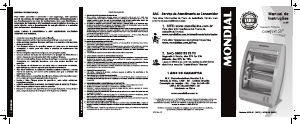 Manual Mondial A-09 Aquecedor