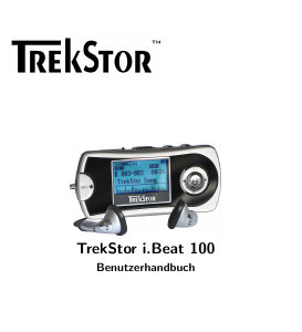 Bedienungsanleitung TrekStor i.Beat 100 Mp3 player
