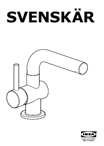 Manual IKEA SVENSKAR Torneira