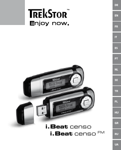 Manual de uso TrekStor i.Beat censo FM Reproductor de Mp3
