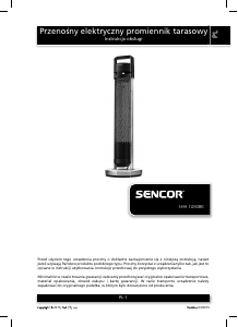Instrukcja Sencor SHH 1090BK Ogrzewacz