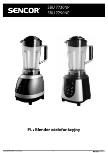 Instrukcja Sencor SBU 7790NP Blender