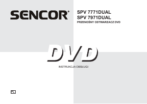 Instrukcja Sencor SPV 7771DUAL Odtwarzacz DVD