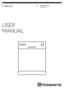 Bruksanvisning Husqvarna QB6146I Diskmaskin