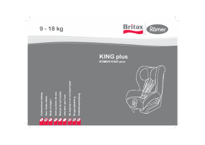 Manuale Britax-Römer King plus Seggiolino per auto