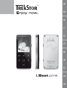 Használati útmutató TrekStor i.Beat p!nk MP3-lejátszó