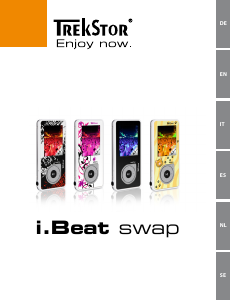 Manual de uso TrekStor i.Beat swap Reproductor de Mp3
