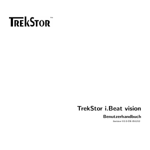 Bedienungsanleitung TrekStor i.Beat vision Mp3 player