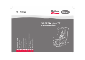 Manuale Britax-Römer Safefix plus TT Seggiolino per auto