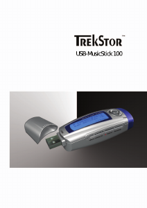 Bedienungsanleitung TrekStor MusicStick 100 Mp3 player